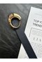2-Pack Maze Women's Gold Buckle Belt Waist Belt Coat Belt Dress Belt Trouser Belt - 3