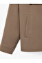 Long Sleeve Pocket Detail Buttoned Shirt Collar Slim Fit Transitional Jacket - 5