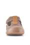 Shaun Genuine Leather Sand Tan Velcro Anatomical Baby Sandals - 4
