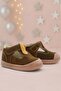 Shaun Genuine Leather Brown Tan Velcro Anatomical Baby Sandals