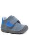 Popeye Genuine Leather Gray Blue First Step Unisex Baby Shoes - 2