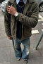 Premium Men's Fleece Lined Snap Fastener Khaki Jacket Ls-89921 - 2