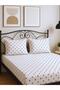 Amour Red Heart 100% Cotton Single Bed Sheet Set - Single Pike Gift - 2