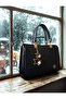 Modamarkam Five Compartment Shoulder and Arm Bag with Adjustable Long Strap First Class Synthetic Leather - 3