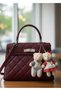 2-Piece Double Plush Teddy Bear Keychain – Cute Gift