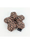 Brand Handmade Leopard Flower Fluffy Scrunchie Hair Tie - 6