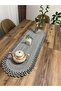 jute gray edge tricot runner american service set, food service set, dowry, gift - 8