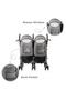 Teknum Twin Stroller Fellow-Grey - 7