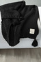 Coco Rice Knitted Pompom Knitwear Tv Blanket Throw Sofa Shawl - 4