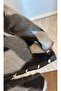 Women's Popular Oversize Pocketless Furry Diamond Pattern Trend Cardigan - 5