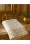 Sadem French Laced Cream Velvet Towel 50&90