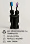 3D Black Decorative Romantic Toothbrush Holder for Valentine's Day 13 X 9 cm - 6