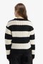 Crew Neck Striped Knitwear Sweater for Girls F2749A825Wn - 3
