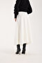 Long Suede Skirt - 90 cm Full Length Flawed Suede Skirt - 7