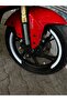 White Quarter Wheel Rim Sticker Decal (8 Pieces) for Motor
