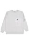 Civil Boy's Labelled Sweatshirt - Micro Garnished Sweatshirt |   School Nursery and Daily Use - Gray