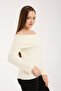 Flexible Madonna Collar Women's Knitwear Sweater - 8