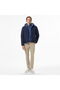 Men's Navy Blue Regular Fit Reversible Jacket - 5