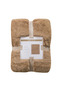Beige Plush Tv Blanket 120X160 cm - 4