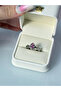 Adjustable Pink Stone Swan Lake Odette Ring - 2