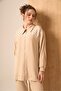 Women's Comfortable Fit Stone Set Beige 30938 - 3