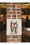 Love Christmas New Year Themed Thick Cloth Shoulder Bag - 4
