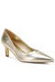 Women Metallic Fantasy Heel Pumps in Gold
