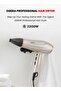 2200W Professional Hair Dryer - OG2701HD (Silver & Black)