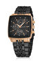 Square Case Classic Men's Wristwatch Black Copper Color Pl-7045E6X - 2