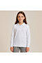 Lacost Collar School T-Shirt Long Sleeve White - 6