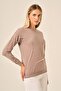 Women's Pearl Detailed Sweater Brown 25103 - 2