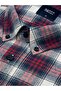 Regular Fit Winter Long Sleeve Button-Up Collar Plaid Multi-Color Shirt 3870R - 2