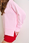Women's Pink Cuff Skirt Detailed Crew Neck Knitwear Sweater Kzk-19001087 - 5