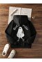 Graphic Printed Thermal Inner Lined K Hooded Sweatshirt – Loose Fit, Soft Winter Fabric - 3