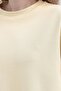 Yellow Women's Oversize Pique Textured Wide Leg Top and Bottom Set - 6