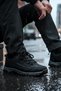 Sneaker Black Sports Shoes Casual Comfortable Quality Lace-Up Orthopedic Suitable for Winter - 2