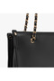 Quilted Tote Bag with Chain Handle - 6
