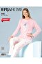 Pijahome Women's Winter Thermal Long Sleeve Pajama Set - 3