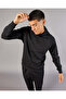 Men Black Hooded Sweatshirt - 5