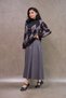 Gray Baklava Patterned Knitwear Cardigan - 6