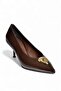 V820621760 Brown Rustic Thin Heeled Pointed Toe Women's Shoes - 3