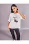 Women White Printed T-Shirt - 5