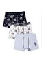 3-Pack of Children's Boxers, 2 Pieces Printed 1 Piece Solid Color