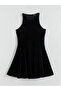 Halter Neck A-Line Velvet Mini Dress - 5