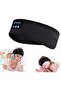 Sleep Headphones Bluetooth Headband - Soft Wireless Sleep Mask Headphones (Black)