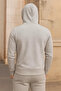 Men's Winter Pocketed A.Grey Oversized Sweatshirt - 5