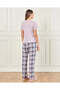 Women Lilac Checkered Pyjama Set (2 Piece) - 5
