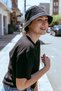 Uv Sun Protection Bucket Hat Lightweight Foldable Cross Outdoor Black Beach Sea Bucket Fisherman Hat - 8