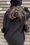 Women's Oversized Pocket Buttoned V-Neck Knitwear Cardigan - 5