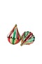 Damla Form Glitter Pine Tree Decoration Colorful 10 cm - 4